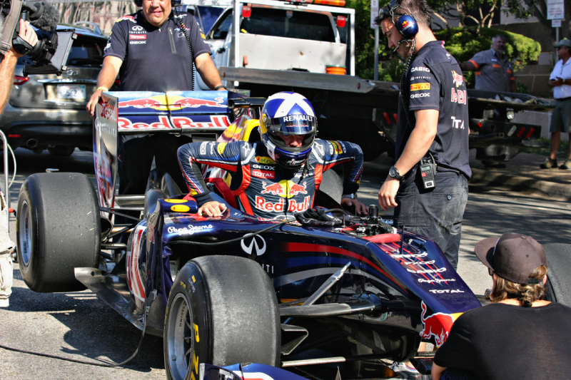 Illustration for article titled Red Bull Austin F1 David Coulthard Texas